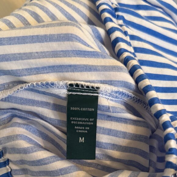 Lauren Ralph Lauren Cotton Sleep Set, Pajamas Women M - Picture 7 of 7